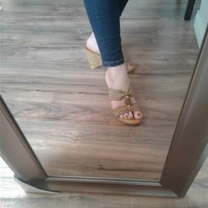 Italian Shoemakers Wedge Strappy Sandals